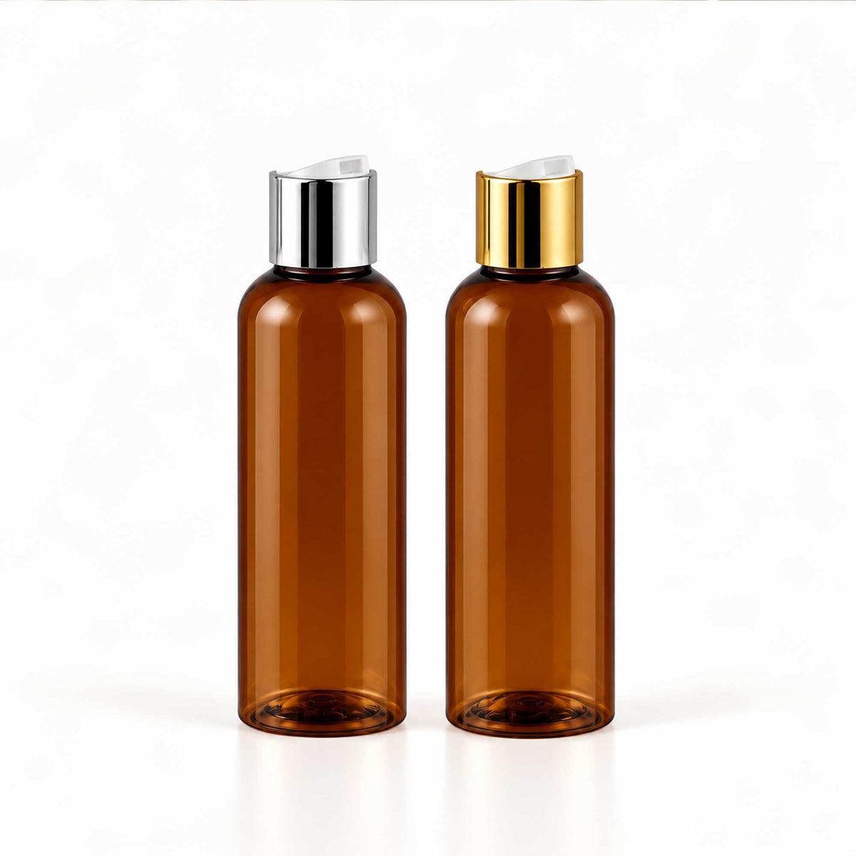 RIO PET boca 250/500ml, braon (amber), premium disk top zatvarač - 443250/8350