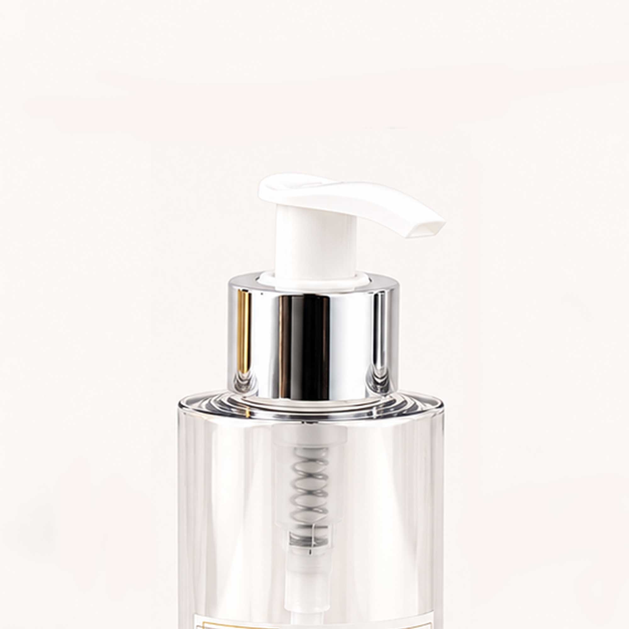 LIMA 28 PET boca 250/500ml, transparentna, pumpica - dozator (srebrni/zlatni aluminijum prsten) - 443400 - 443550 - 448550 - 448560 - 448565