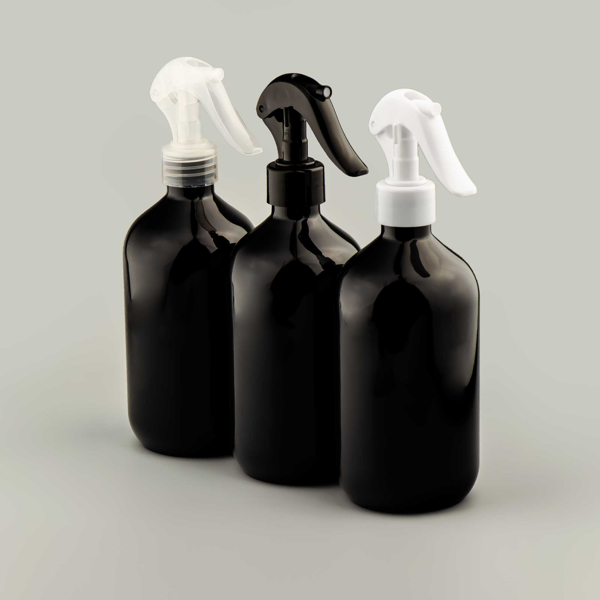 BOSTON PET boca 500ml, crna, sa "trigger" raspršivačem - 443470 - 448450/455/460