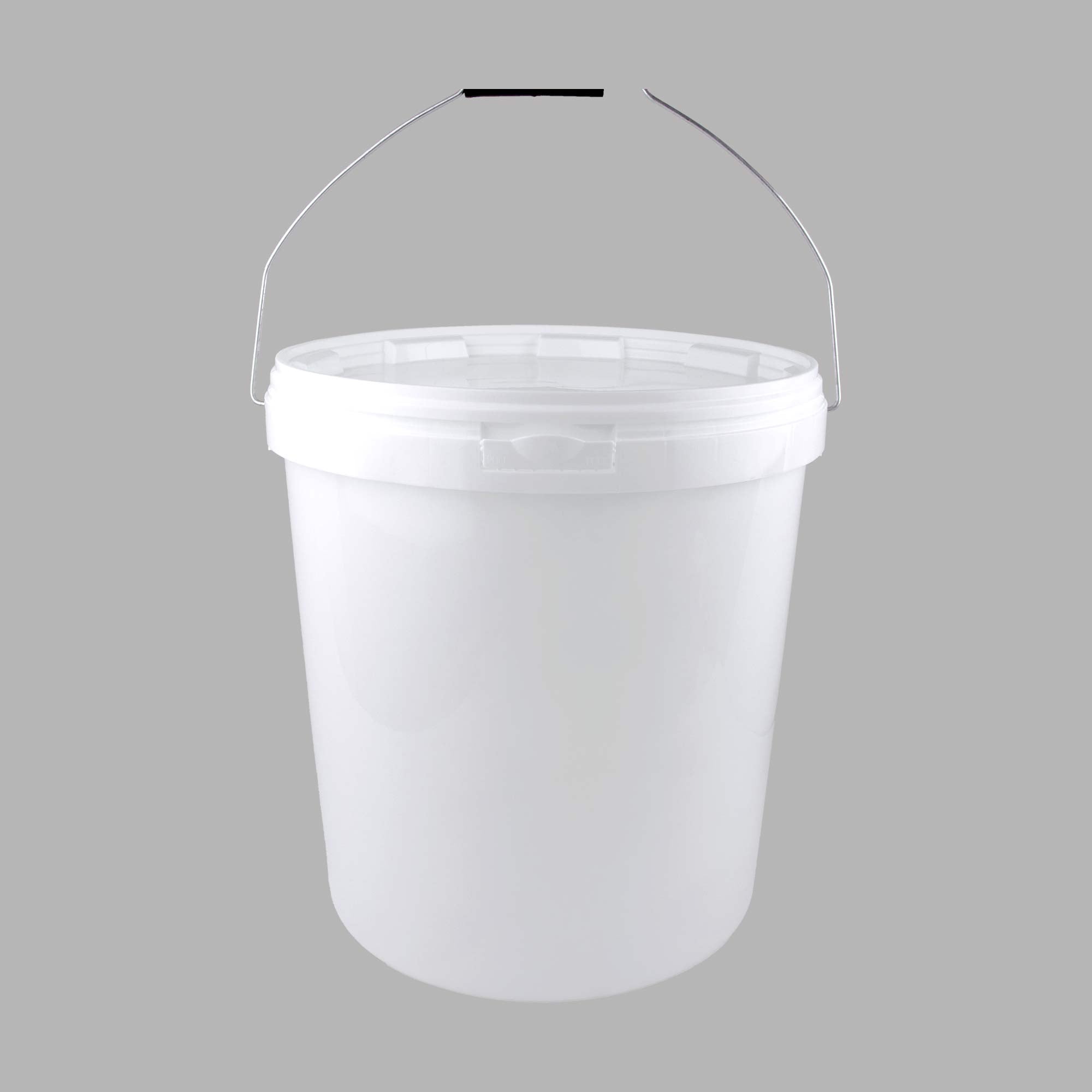 Kanta 18l, plastična, bele boje sa poklopcem - 454230/454235