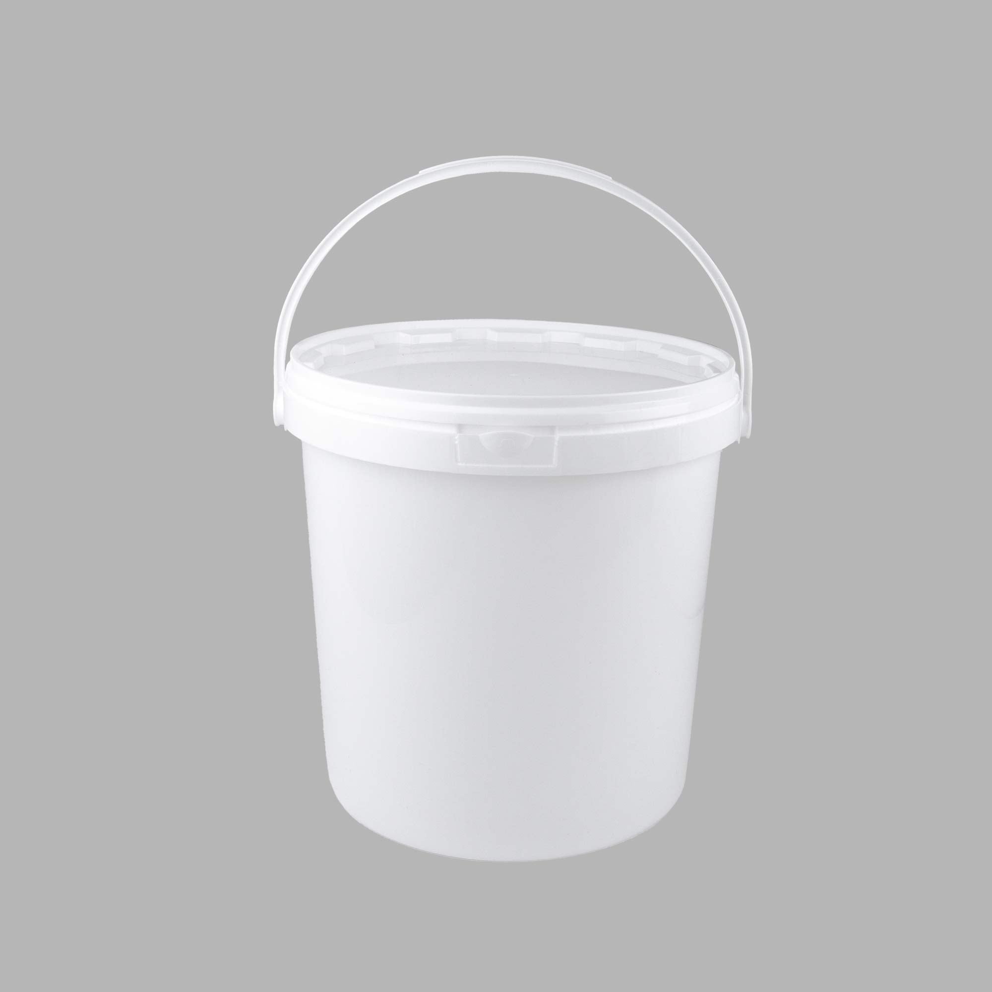 Kanta 10,5l, plastična, bele boje sa poklopcem - 454220/454225