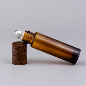 staklena amber roll on bočica 10 ml za etarska ulja