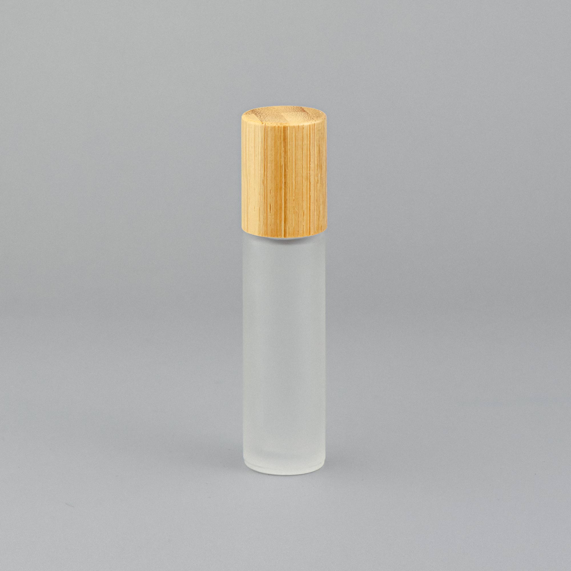 roll on bočica 10 ml bela sa bambus zatvaračem