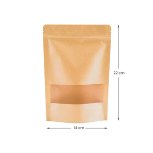 doypack ambalaža sa prozorom za čaj i začine