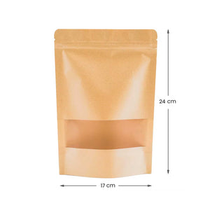 kraft ambalaža sa prozorom za prirodne proizvode