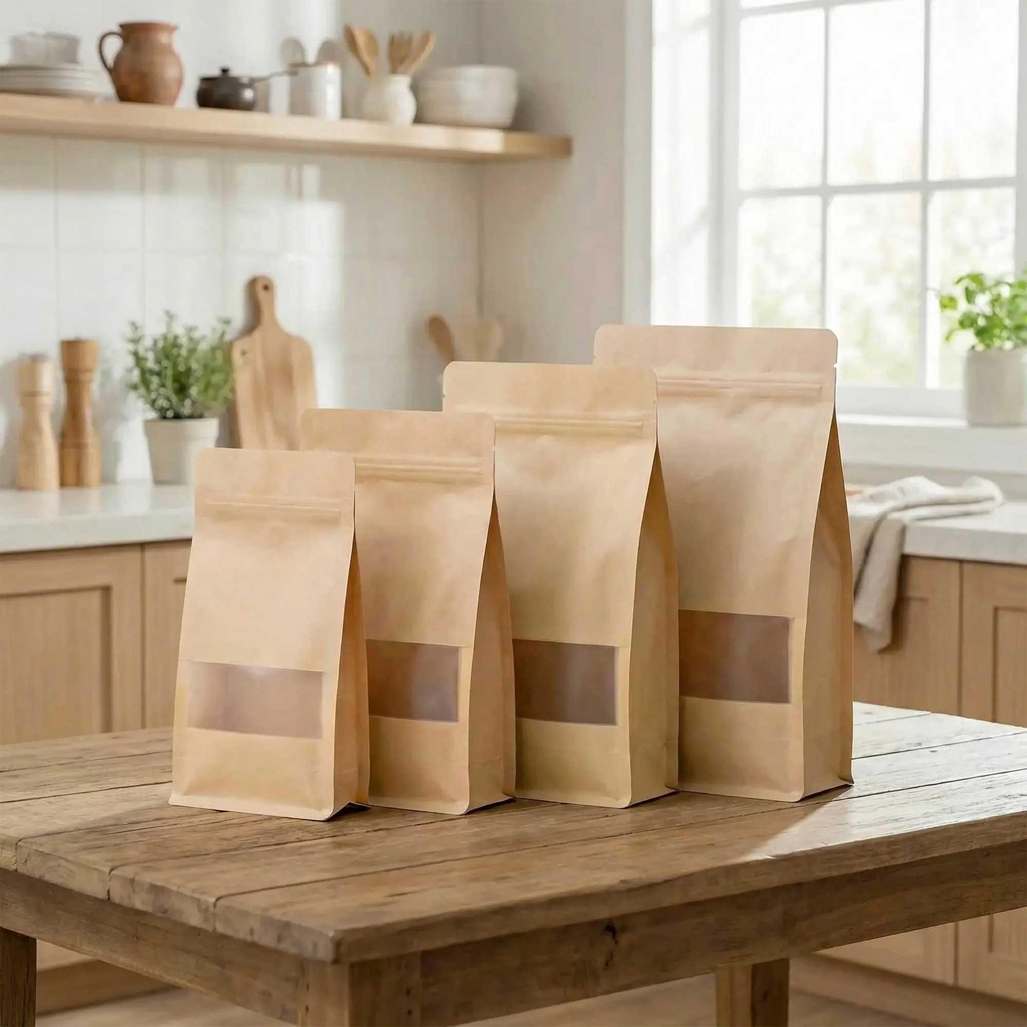 ravno dno kese stabilno pakovanje proizvoda za kafu i čaj