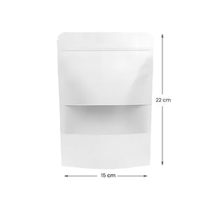 bela ambalaža sa prozorom za čaj i začine