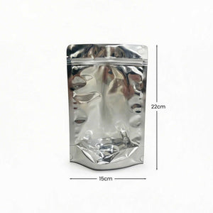 aluminijumska kesica 15x22+4 cm stand up