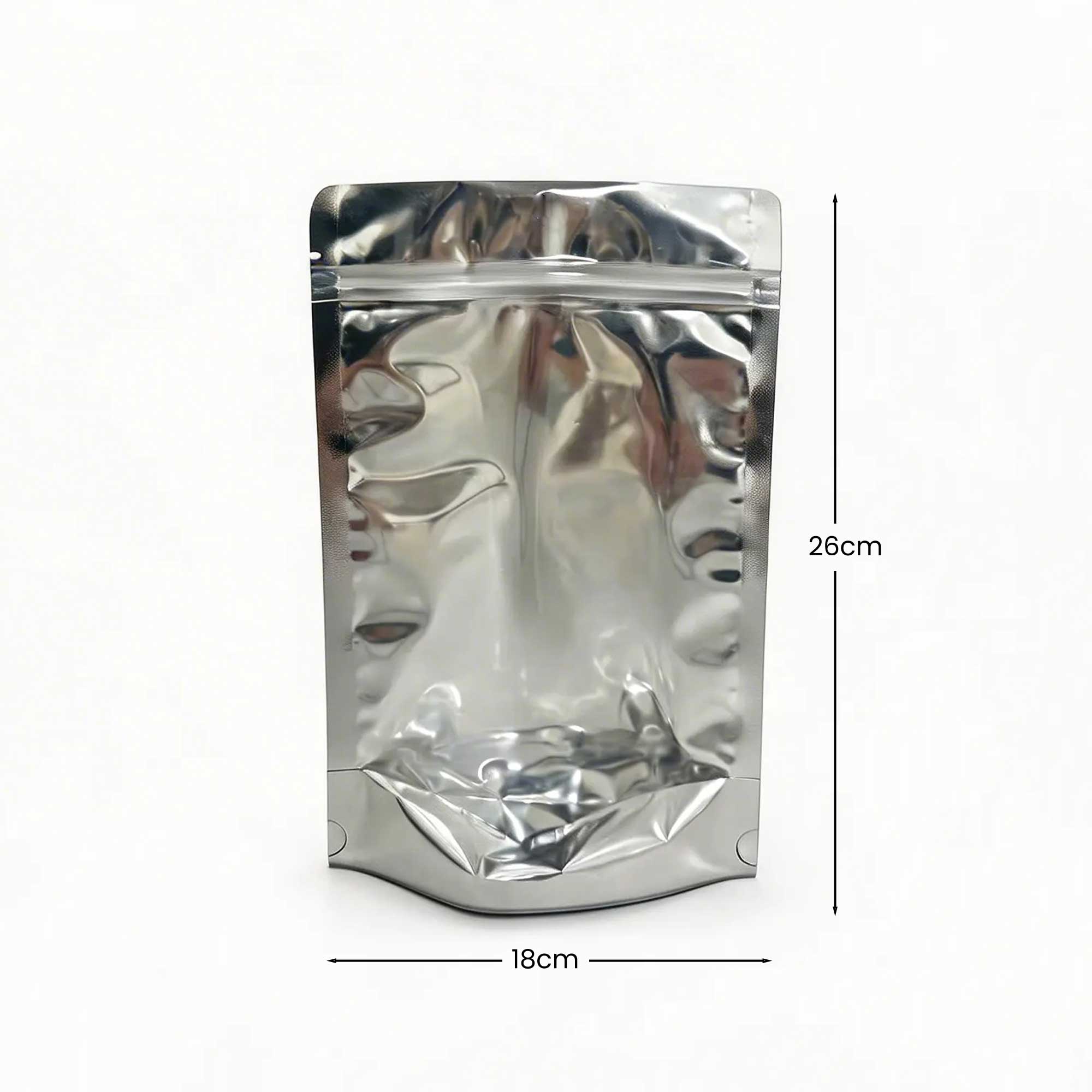 aluminijumska doypack kesa 18x26+4 cm