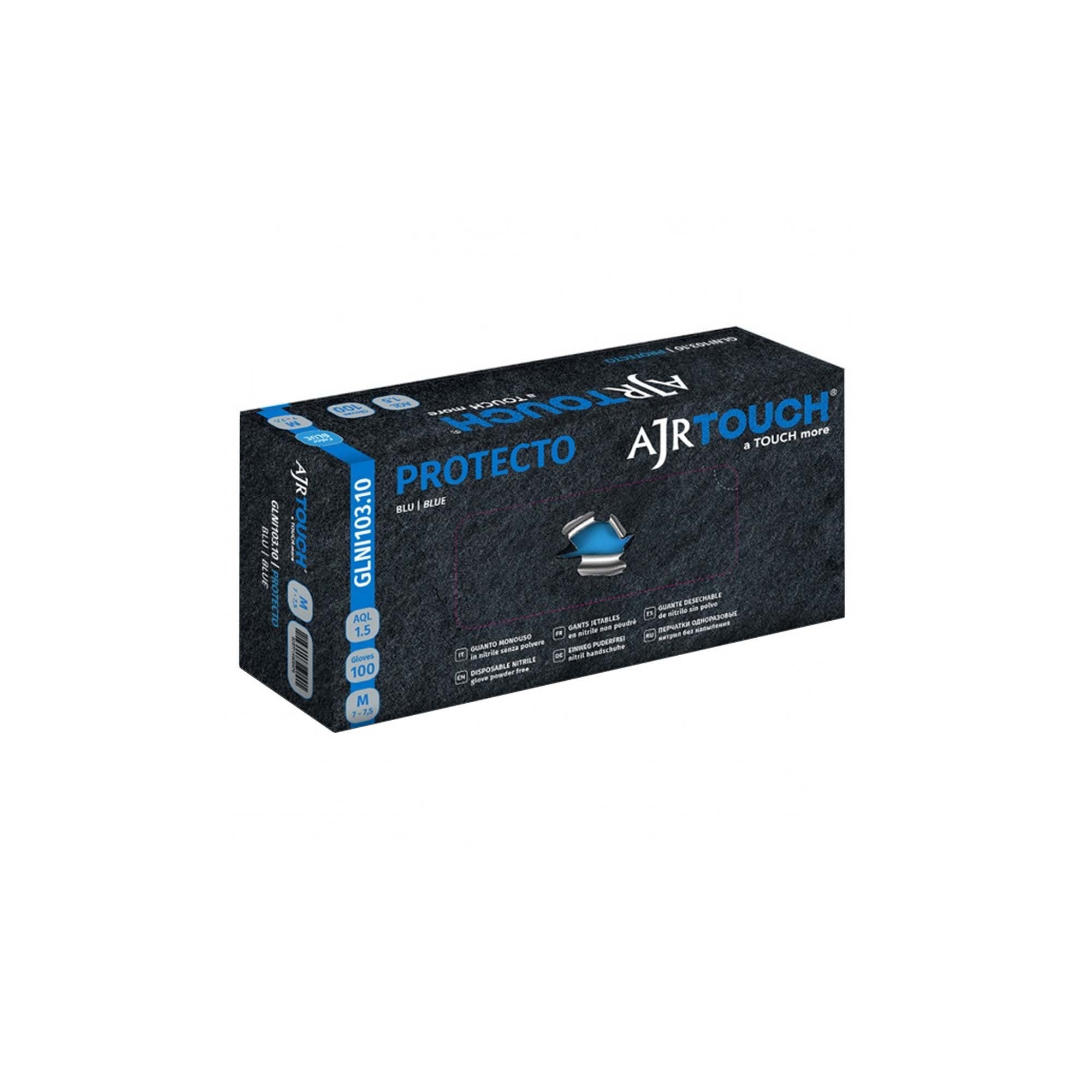 Plava nitrilna rukavica Protecto - 100 kom/pak