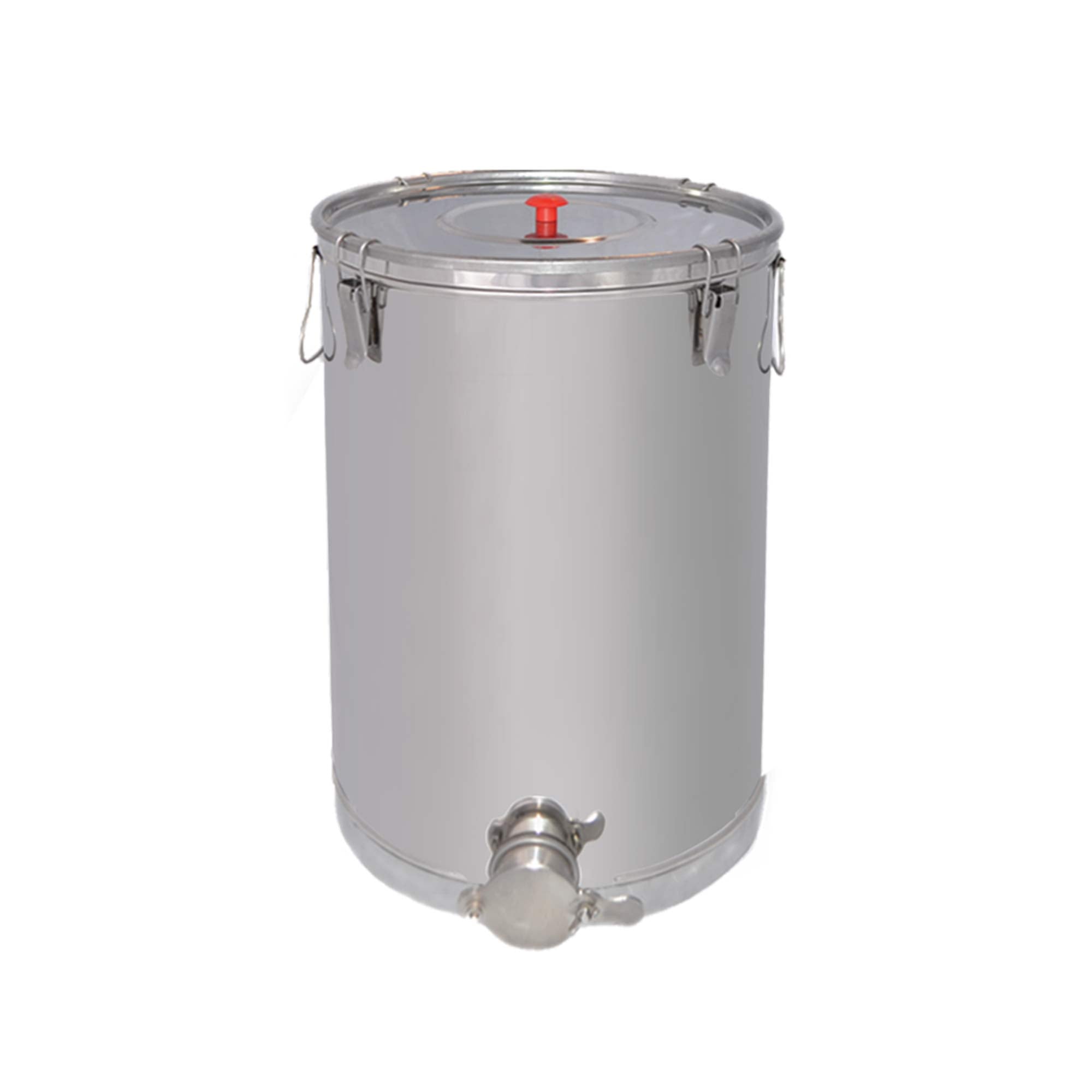 54040 - Kanta sa slavinom i poklopcem sa bravljenjem, 40L, Cr (inox)