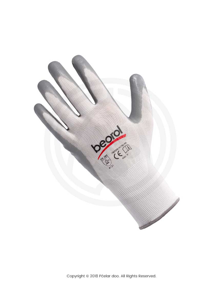 Rukavice Triton, nitrilne