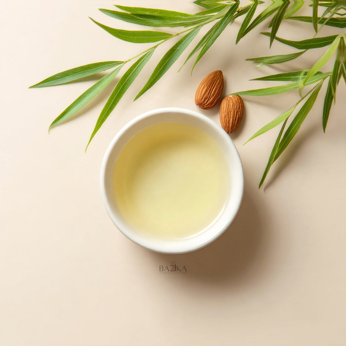 Bademovo ulje (Sweet Almond Oil) (INCI: Prunus Amygdalus Dulcis Oil) – kozmetička sirovina, Bazika.rs