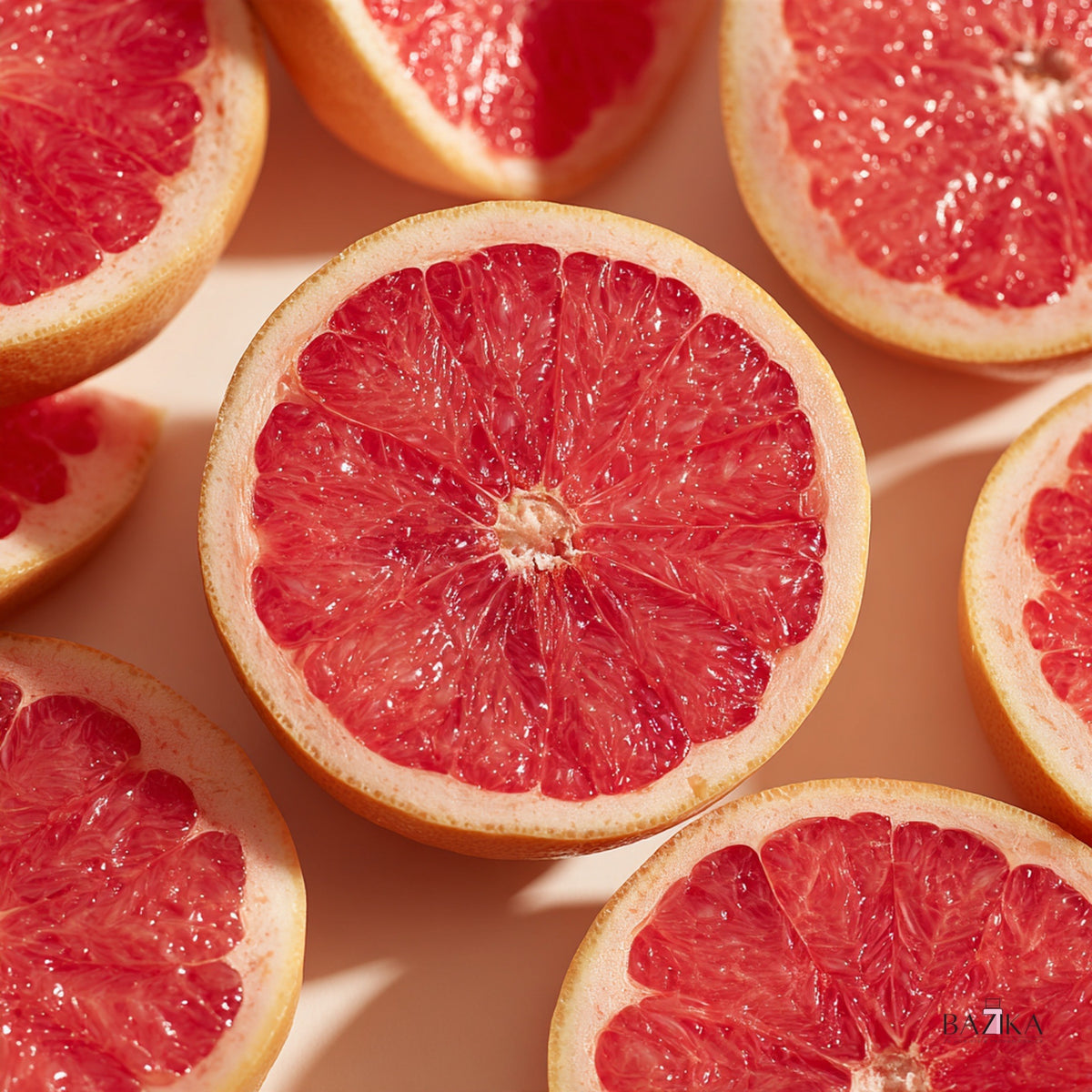 Eterično ulje ružičastog grejpfruta (Pink Grapefruit Oil) (INCI: Citrus Paradisi Peel Oil) – kozmetička sirovina, Bazika.rs