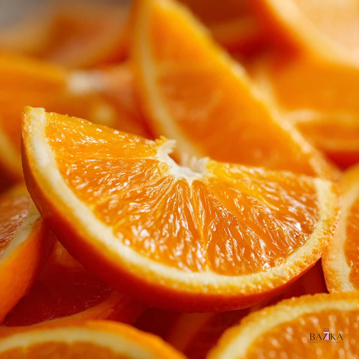 Eterično ulje slatke pomorandže (Sweet Orange Oil) (INCI: Citrus Aurantium Dulcis (Orange) Peel Oil) – kozmetička sirovina, Bazika.rs