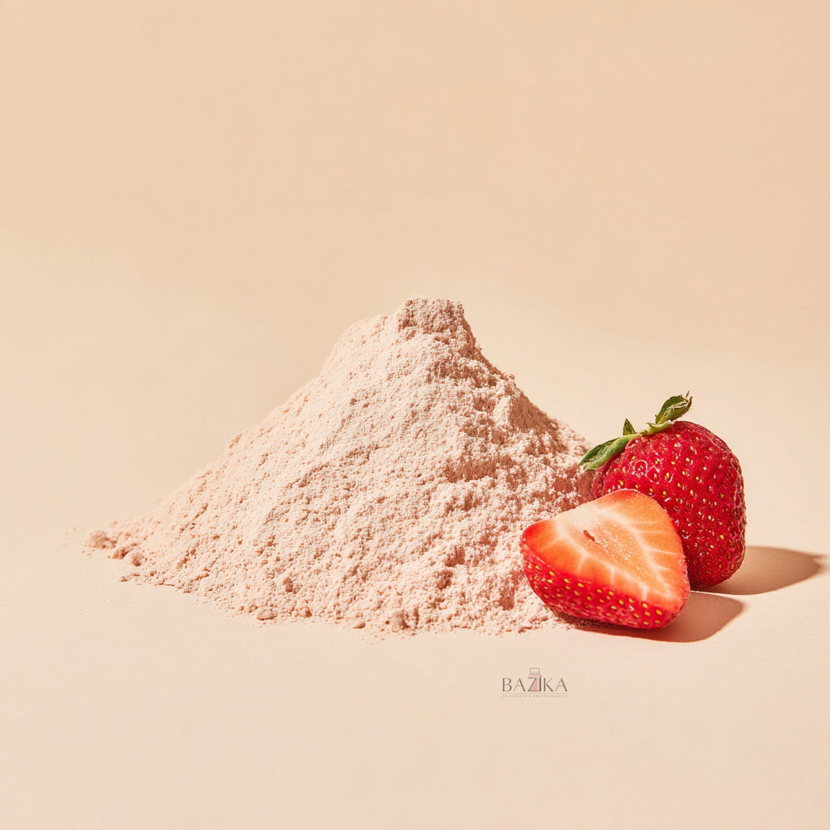 Liofilizovana jagoda u prahu – Fragaria Ananassa (Strawberry) Fruit Powder, sirovina za kozmetiku | Bazika