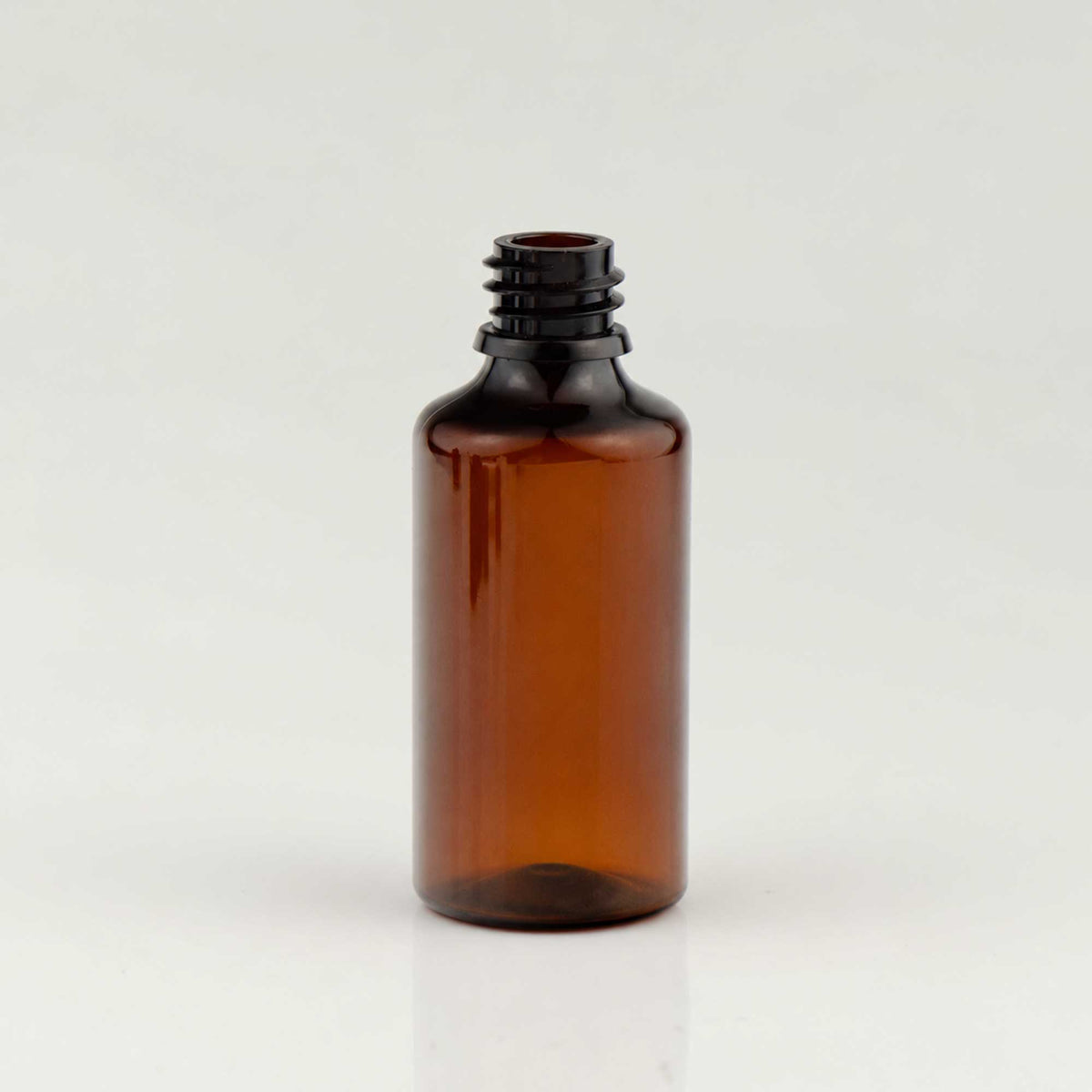 Braon PET bočica 50 ml, grlo 18 mm, bez poklopca - 413400 | Bazika