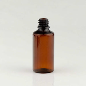 Braon PET bočica 50 ml, grlo 18 mm, bez poklopca - 413400 | Bazika