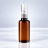 Braon PET bočica 50 ml sa transparentnim sprej raspršivačem, grlo 18 mm - 413400 - 424120 | Bazika