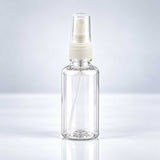 Transparentna PET bočica 50 ml sa transparentnim sprej raspršivačem, grlo 18 mm - 413400 - 424120 | Bazika
