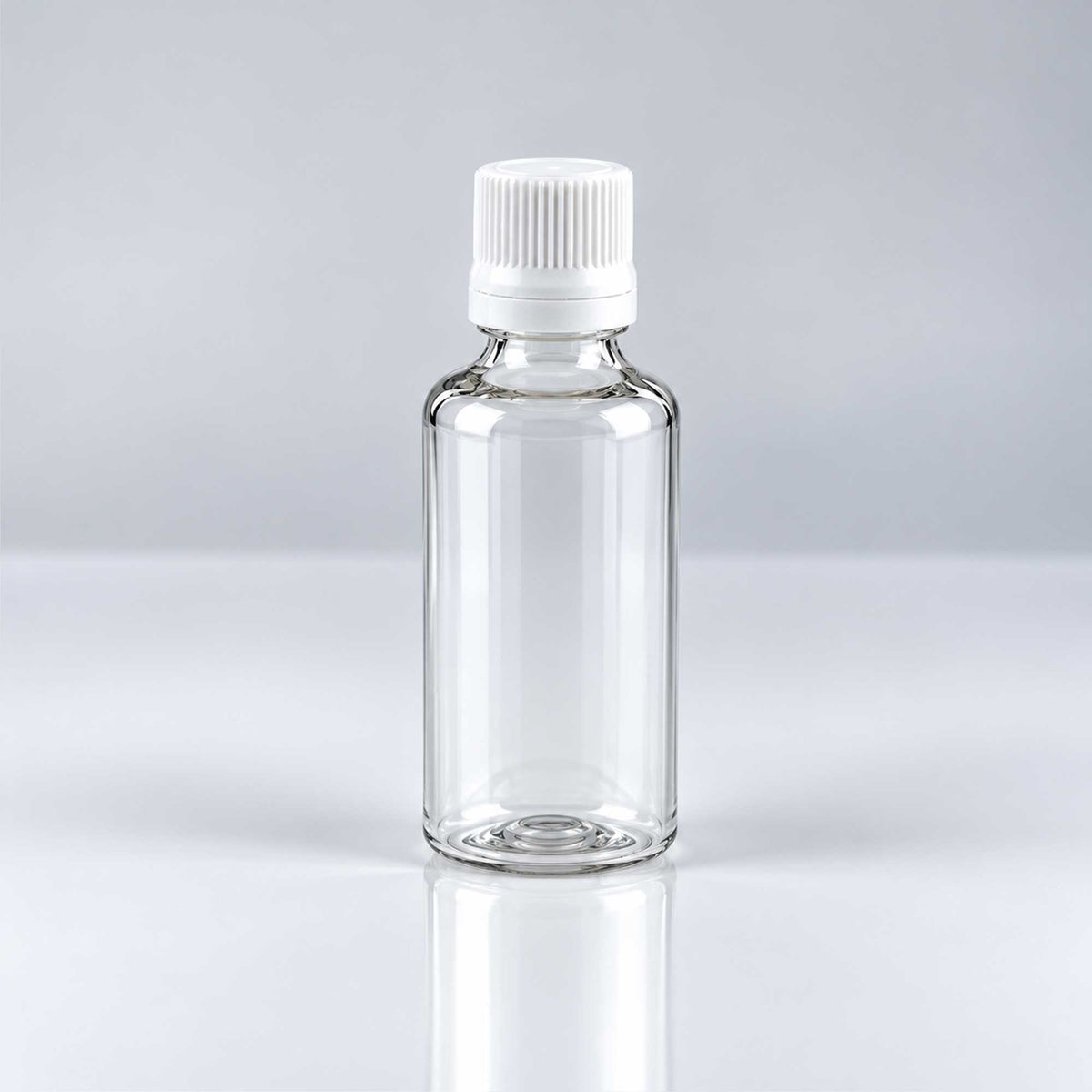 Transparentna PET bočica sa belom kapaljkom, grlo 18 mm - 413100, 413200, 413300, 413400, 413500 - 422100, 422150 | Bazika