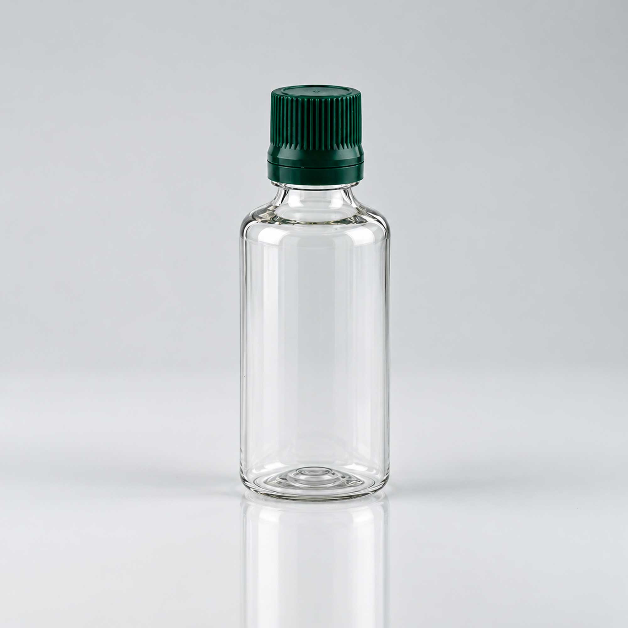 Transparentna PET bočica sa zelenom kapaljkom, grlo 18 mm - 413100, 413200, 413300, 413400, 413500 - 422100, 422150 | Bazika