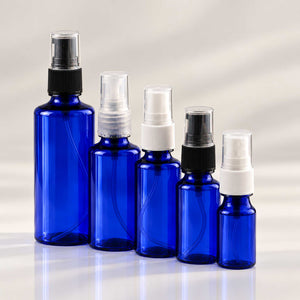 Plava PET bočice sa gel-serum pumpicom 10, 20, 30, 50 i 100 ml, grlo 18 mm - 413100, 413200, 413300, 413400, 413500 - 425100, 425110, 425120 | Bazika