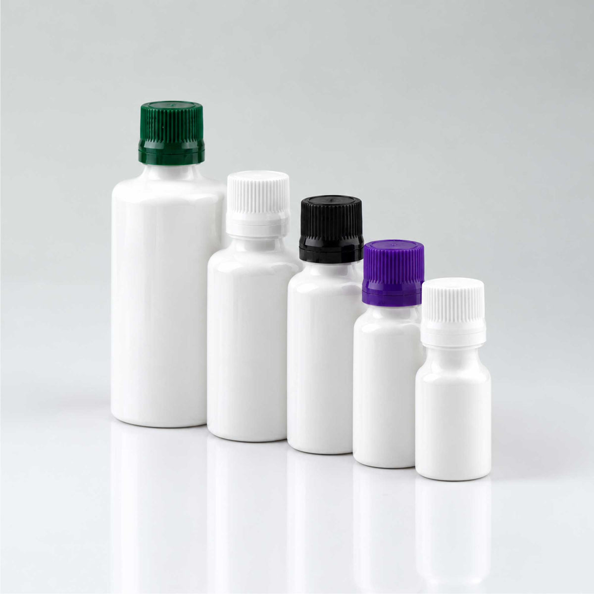 Bela PET bočice sa kapaljkom 10, 20, 30, 50 i 100 ml, grlo 18 mm - 413100, 413200, 413300, 413400, 413500 - 422100, 422150 | Bazika
