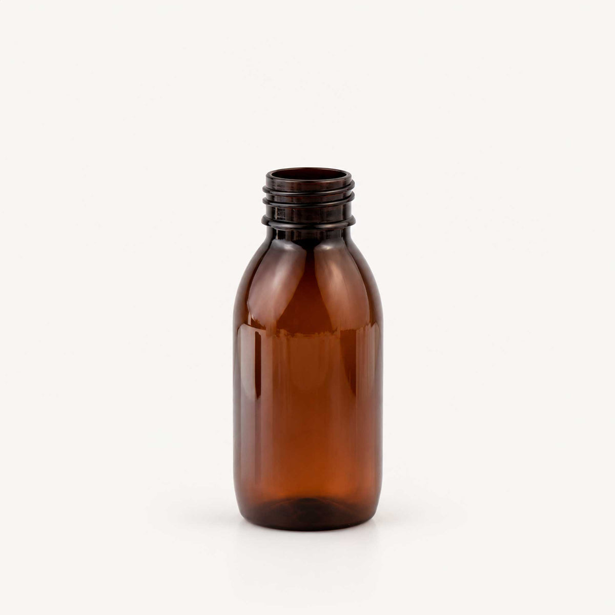 Braon PET boca za sirup 100 ml, grlo 28 mm, bez poklopca - 442300 | Bazika