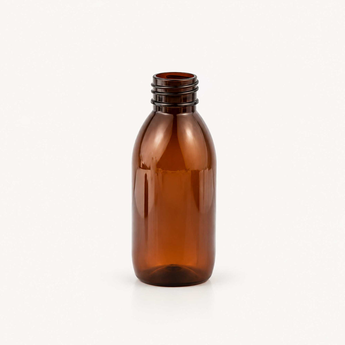 Braon PET boca za sirup 150 ml, grlo 28 mm, bez poklopca - 443100 | Bazika