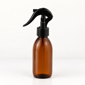 Braon PET boca za sirup sa crnim trigger sprej raspršivačem 28/410 - 448455 | Bazika