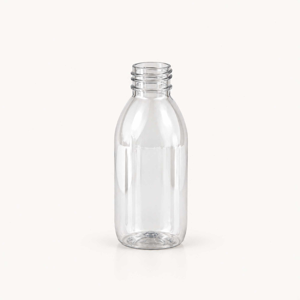 Transparentna PET boca za sirup 150 ml, grlo 28 mm, bez poklopca - 443100 | Bazika